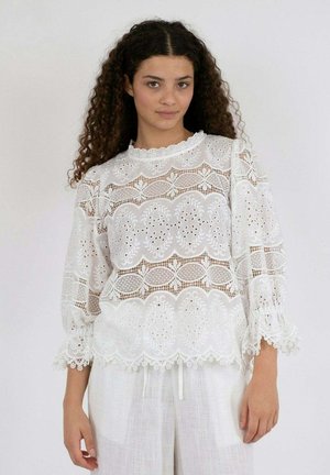 Neo Noir ADELA BIG EMBROIDERY - Bluse - white