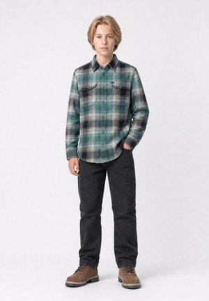 Petrol Industries, BRUSHED CHECK SHIRT IRONHAVEN - Chemise - teal green