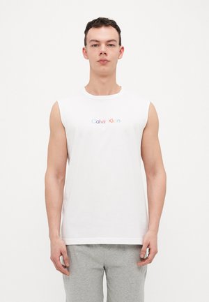 MUSCLE TANK PRIDE 100% COTTON TEE - Haut de pyjama - white