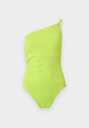 Lauren Ralph Lauren, DOUBLE STRAP ONE SHOULDER - Maillot de bain - lime breeze