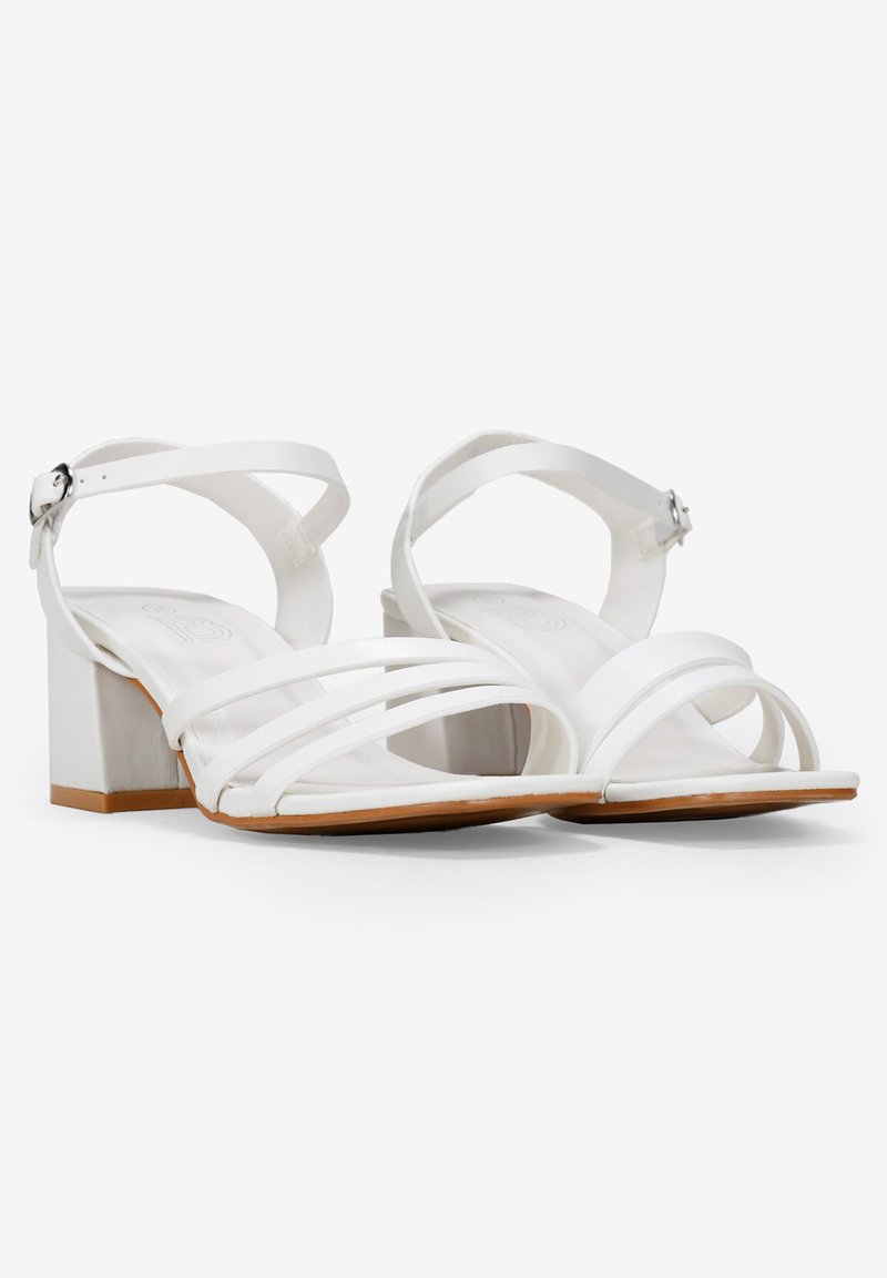 Bosanova CON TACÓN ANCHO Sandalias blanco