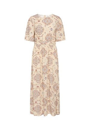KINENN - Maxi ruha - print offwhite brown