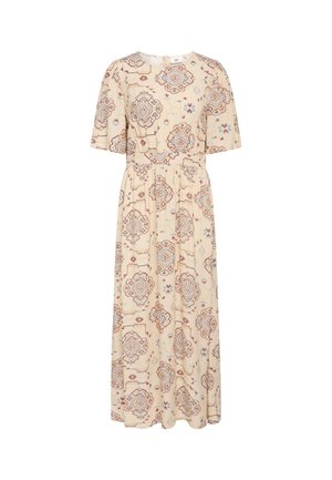 KINENN - Maxi-jurk - print offwhite brown