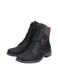 Rieker Bottines à lacets - schwarz