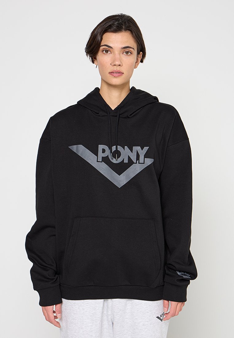 Pony Hoodie zwart Pony Hoodie zwart
