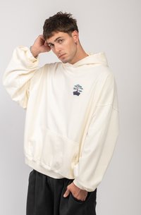 Kaotiko WASHED BONSAI UNISEX - Hoodie - ivory