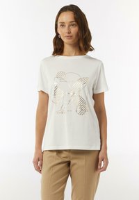 comma T-Shirt print - weiß