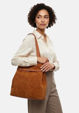 Chiara Ferretti, CHIARA FERRETTI HANDBAG - Shopping bag - cognac