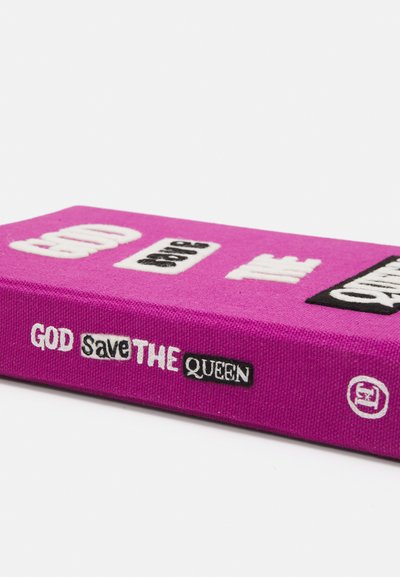 Olympia Le-Tan BOOK GOD SAVE THE QUEEN STRAPPED - Clutch - fuchsia pierre