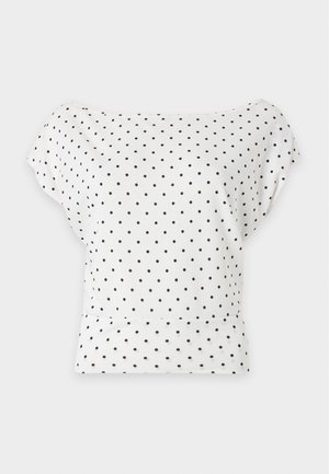 Hollister Co., DOLMAN SLEEVE - Βασικό μπλουζάκι - white