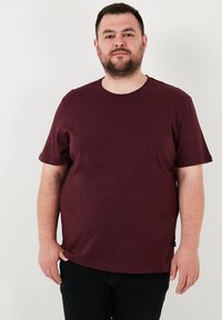 Buratti PLUS SIZE - Basic póló - bordeaux