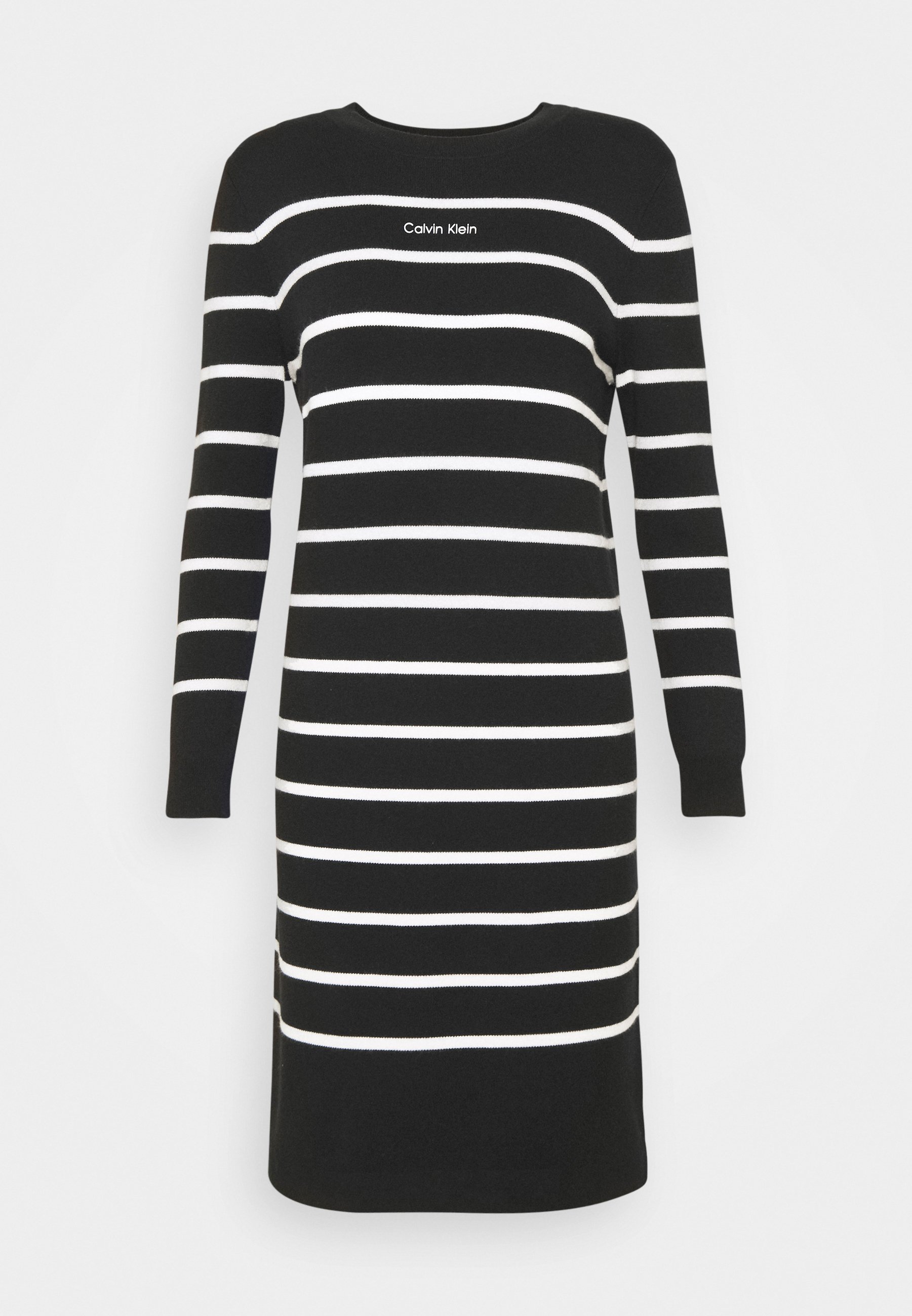 Calvin Klein STRIPE LOGO DRESS - Jumper 