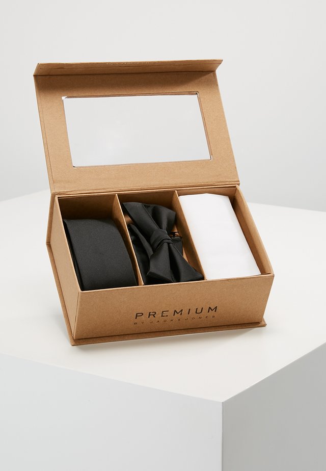JACNECKTIE GIFT BOX - Einstecktuch - black