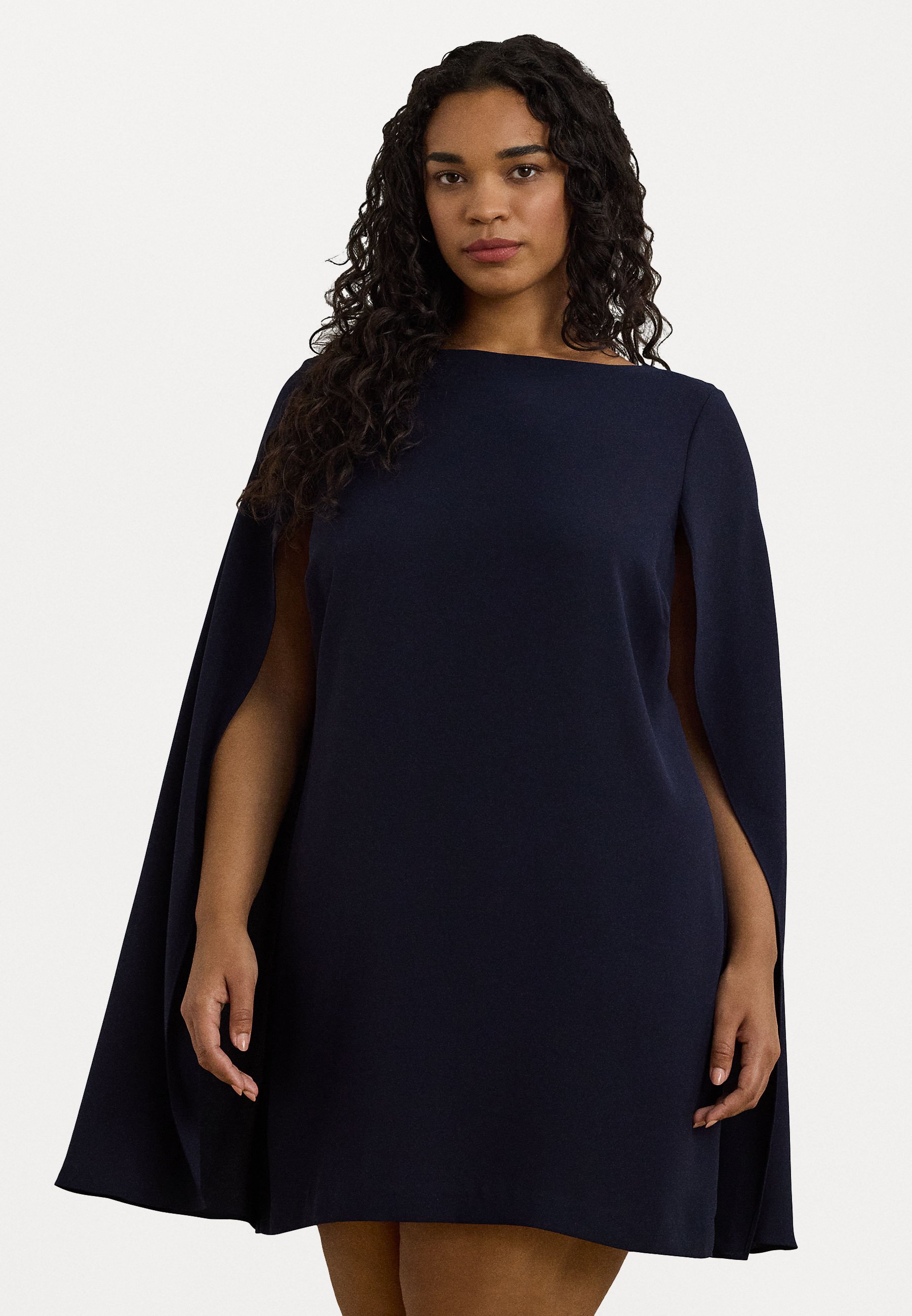 Lauren Ralph Lauren Woman CAPE GEORGETTE COCKTAIL DRESS - Cocktail dress /  Party dress - lighthouse navy/dark blue