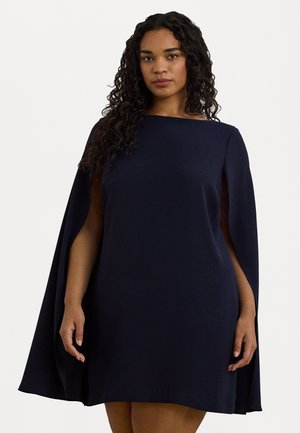 Lauren Ralph Lauren Woman CAPE GEORGETTE COCKTAIL DRESS - Koktailové šaty/večierkové šaty - lighthouse navy