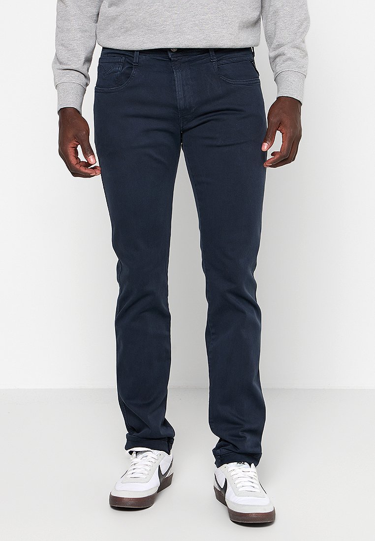 Replay Slim fit jeans donkerblauw Replay Slim fit jeans donkerblauw