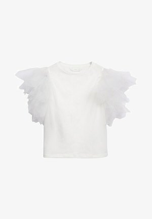Print T-shirt - blanc cassé