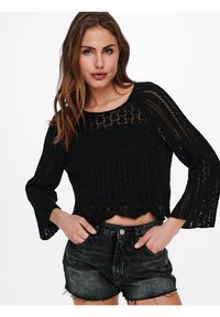 ONLY - ONLNOLA LIFE - Jersey de punto - black Imagen en miniatura 1