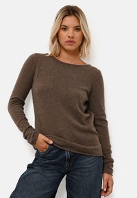 Just Cashmere GRACE - Svetr - taupe chiné