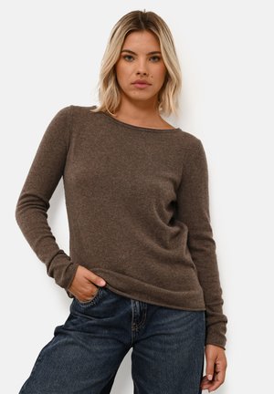 Just Cashmere GRACE - Jersey de punto - taupe chiné