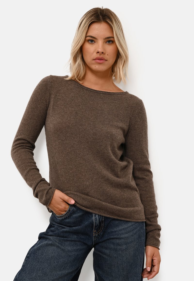 Just Cashmere GRACE - Svetr - taupe chiné