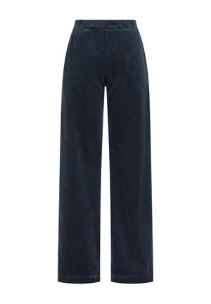 Deha, STRETCH VELVET TROUSERS - TROUSERS - Pantaloni - blue