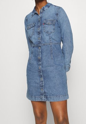 Denimové šaty - blue denim