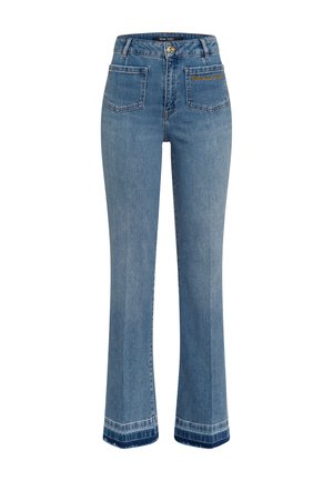 Flared Jeans - mid blue denim