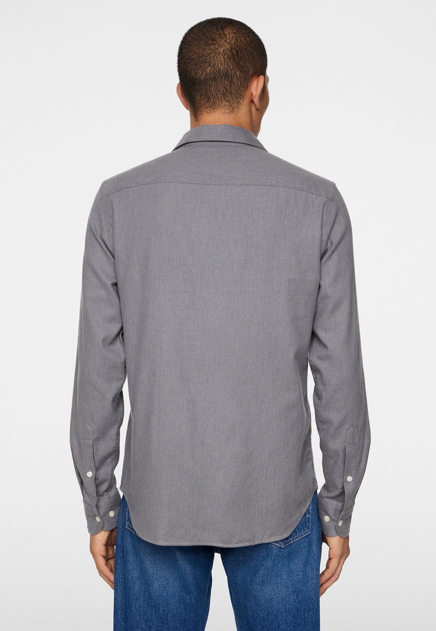 LARDINI CAMICIA LAVATA UOMO - Camicia elegante - grey/grigio LARDINI CAMICIA LAVATA UOMO - Camicia elegante - grey/grigio