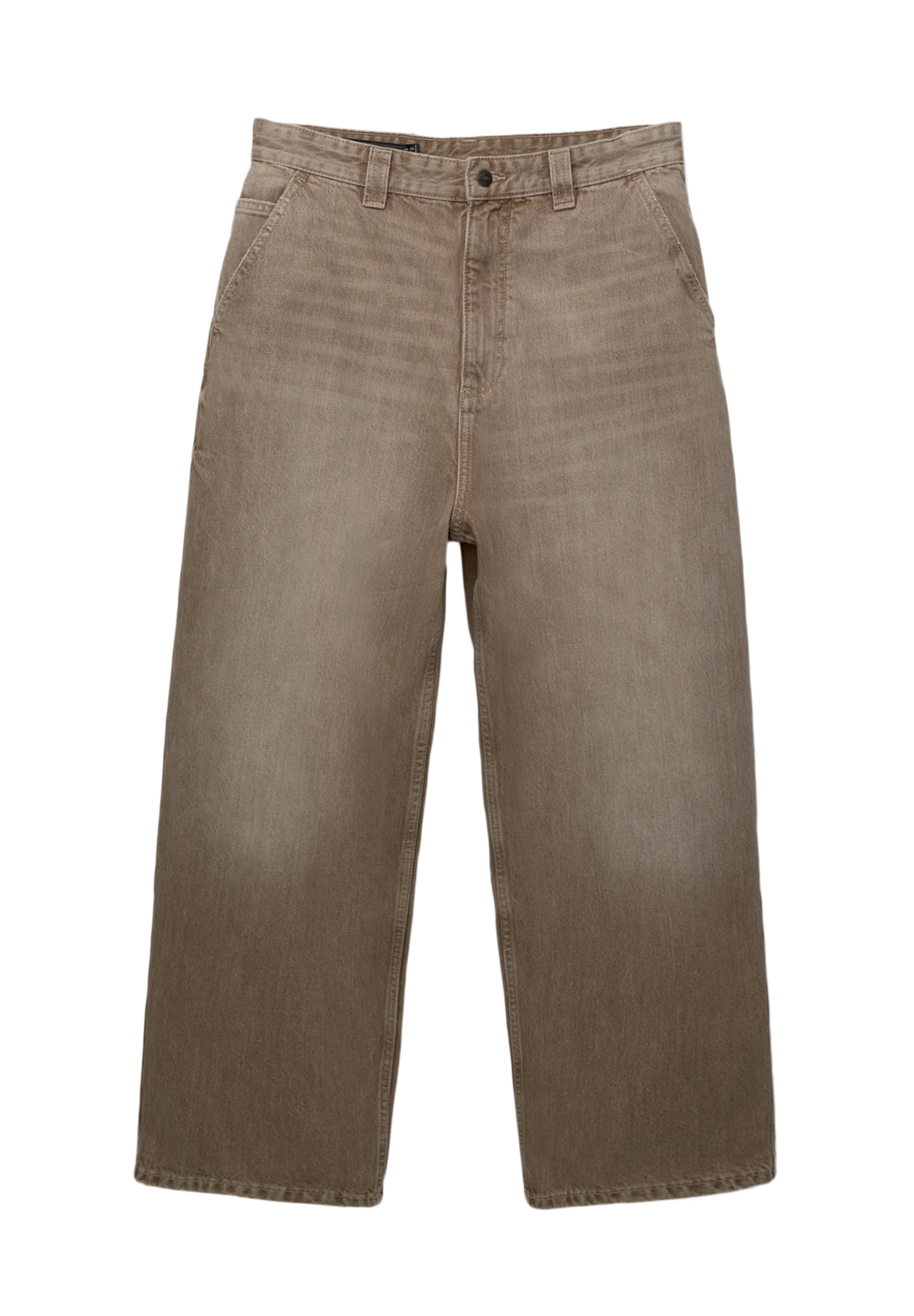 Brown Relaxed Fit Jeans