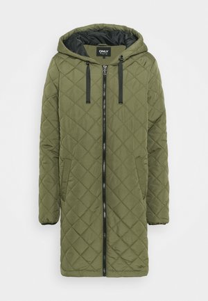 ONLSANNE QUILTED LONG JACKET  - Winterjas - kalamata