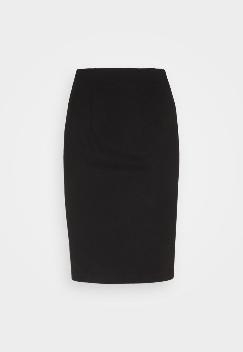 Jupe Crayon Droite Marks & Spencer Taille 10 Noir, Femme, Longueur Genou, Zip