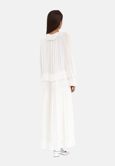 The Kooples Robe longue - ecru