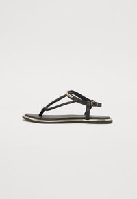UPTON - Tåsandaler - black