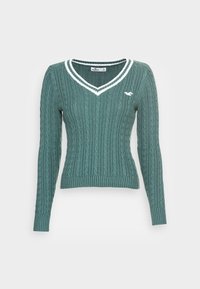 Hollister Co. Stickad tröja - khaki
