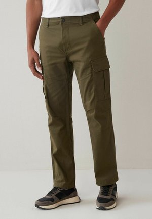 REGULAR FIT - Pantalones cargo - green