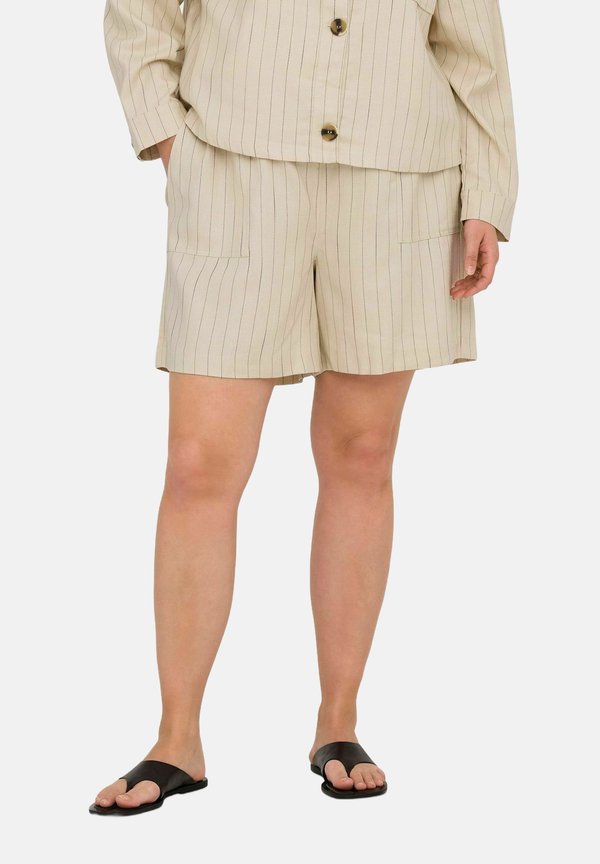 MITTLERE TAILLE LOCKER GESCHNITTEN  - Shorts - pumice stone