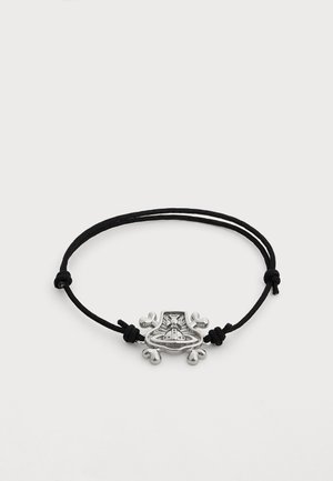 Vivienne Westwood, MAN COSIMO FRIENDSHIP UNISEX - Bracelet - silver-coloured/black