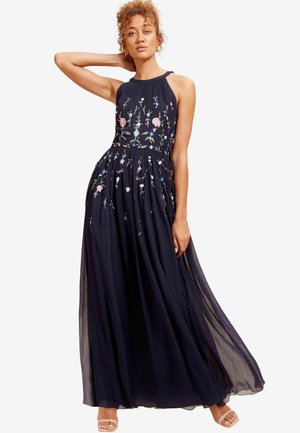 Love & Roses EMBELLISHED HALTER - REGULAR FIT - Iltapuku - navy blue