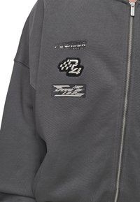 Pegador BOXY JACKET - Mikina na zip - washed anthracite