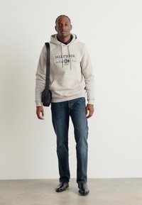 Tommy Hilfiger HOODY - Jersey con capucha - heathered pebble
