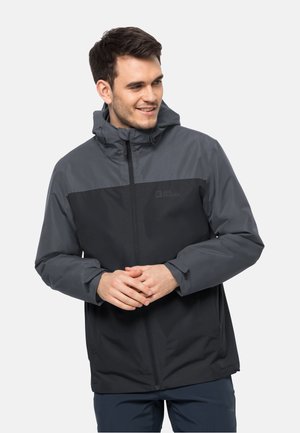 Wolfskin grey/grau Jack Hardshelljacke 3IN1 - smokey - TAUBENBERG