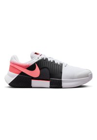Nike Performance ZOOM GP CHALLENGE 1 - Scarpe da tennis per tutte le superfici - weiss schwarz orange