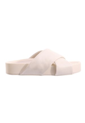 Slip-on sandaler - beige