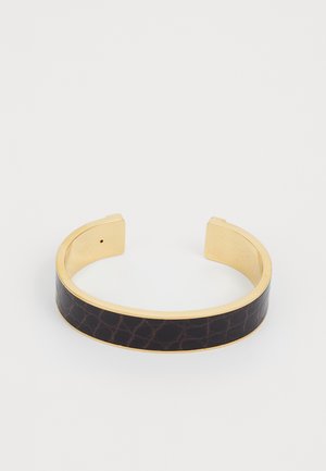 Bracelet - dark brown/gold-coloured