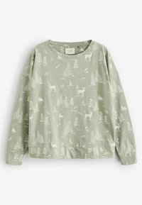 Next LONG SLEEVE SET - Pyžamová sada - sage green forest