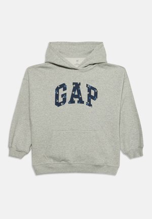 GAP, SOFT HOOD - Sweat à capuche - mottled light grey