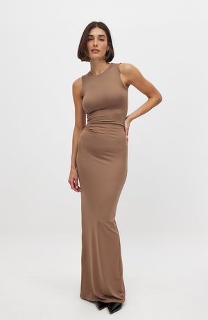 NA-KD SLEEVELESS - Maksimekko - taupe