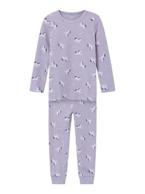 Name it NMFNIGHTSET UNICORN - Nachtwäsche Set - lavender aura