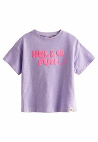 Next SHORT SLEEVE SEQUIN REGULAR FIT - T-shirts print - lilac